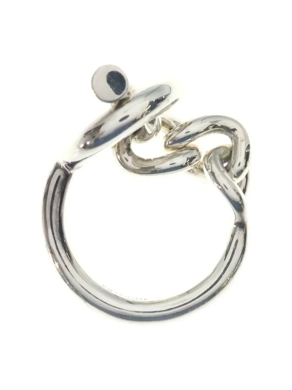 Hermes Ring Croisette Silver